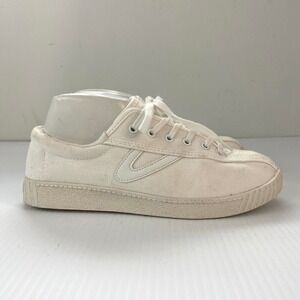 Tretorn Nylite Plus Canvas Lace Up Sneakers‎ White Womens 8M